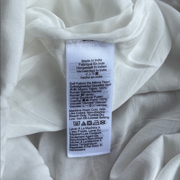 NWT JCREW Floaty tie-shoulder dress in ramie - Picture 8 of 8